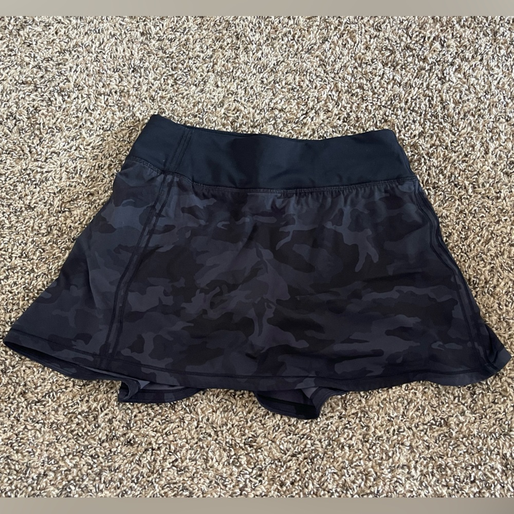 Lululemon Pace Rival Skirt camo